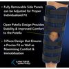 United Ortho 61020 3-Panel Knee Immobilizer, 20"