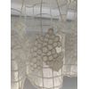Grapes Embroidered Home Kitchen Window Valance COLOR WHITE