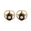 Nes Home Round Wall Mounted Fitting Kit Black For Shower Mixer Valve & Taps