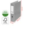Esselte 11282 A4 75 mm ECO Lever Arch File - Turquoise