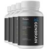 GenBrain All Natural BrainFormula - 4 Bottles, 240 Capsules