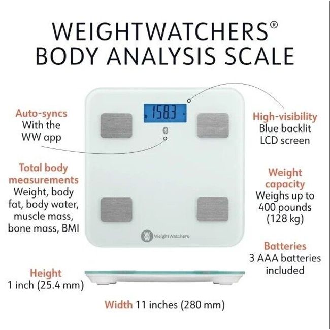 WW Body Analysis Smart Scale