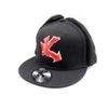 Underground Kulture Dog Ear Baseball Cap 7 1/8" Black