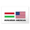 CafePress Hungarian American Rectangle Sticker Rectangle Bumper Sticker Car Decal