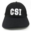 PureHOME ESSENTIALS Embroidered CSI & CIA Black Baseball Caps (CSI)