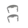 2 Plastic Front + 2 Rear Rail End Caps for Beko Dishwasher Basket (Full Set)