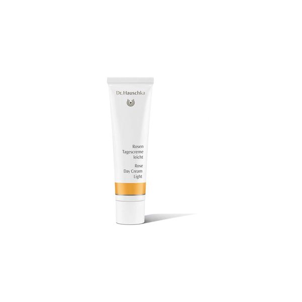 Dr. Hauschka Rose Day Cream Light, Face Cream, Dry and Sensitive Skin, 1.0 fl oz (30 ml)