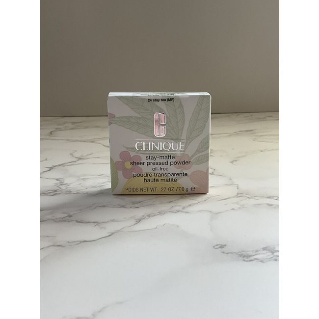 Clinique 24 Stay Tea Matte Sheer Pressed Powder 0.27 Oz.