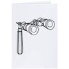 Large (A4) 'Opera Glasses' Blank Greeting Card (GC00023842)