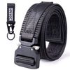 MOZETO Tactical Belts for Men 1.5" Nylon EDC CCW Gun Belt for Concealed Carry Holsters with Heavy Duty Quick Release Buckle