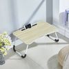 TRTO Laptop Table Stand Folding Desk Bed Computer Study Adjustable Portable Sofa Tray
