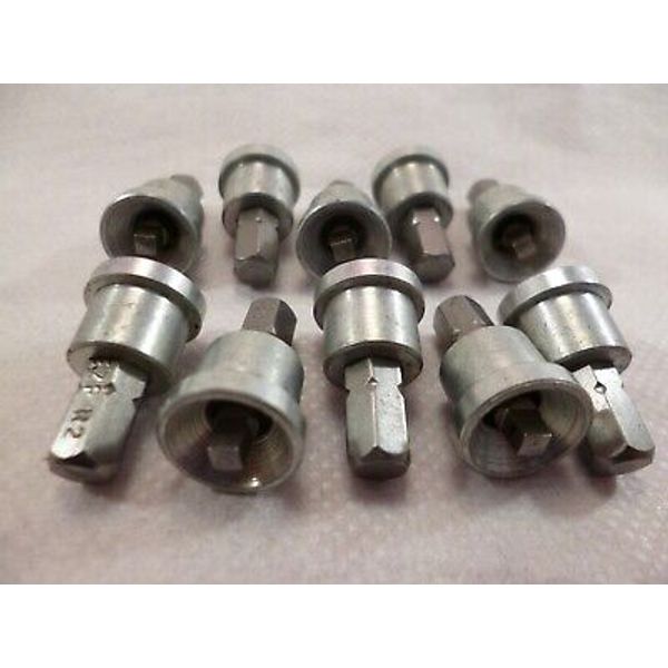 10 NEW EAZYPOWER ROBERTSON #2 X1" SQUARE DRIVE SCREW SETTER DRYWALL DIMPLER BITS