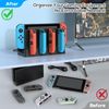 Charging Dock Compatible with Nintendo Switch for Joy Con & OLED Controller, Charging Dock for Joycon Controller, Charger Stand Station with Charging Cable (Nintendo Switch)