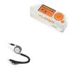 BoxWave Cable Compatible with Flipper Zero - AllCharge miniSync, Retractable, Portable USB Cable - Jet Black