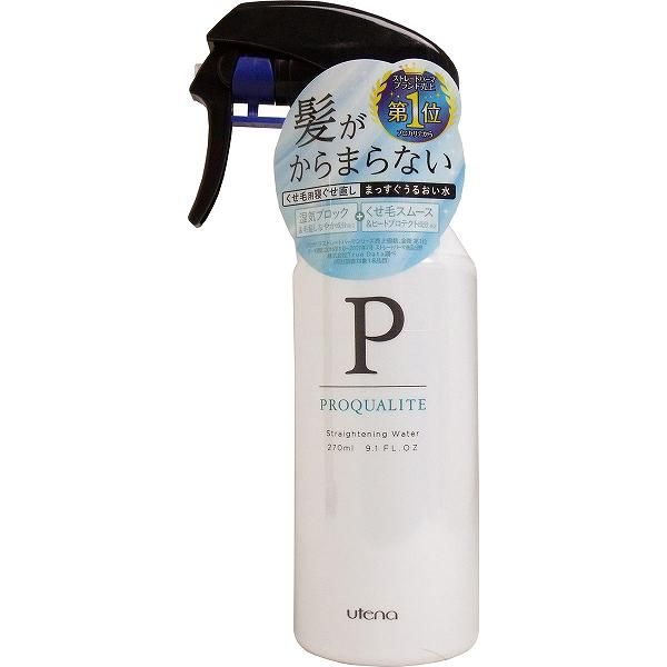 Proqualite Straight Moisture Water (Milk-in) 270mL Utena Smooth Hair Care Straight Curly Hair Curly Hair Fix Heat Protect Bed Head Hair Water Mist Hair Spray Milk-in Water @cosme Styling Agent Styling