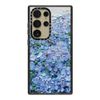 CASETiFY Impact Galaxy S24 Ultra Case - Nantucket Blue Hydrangeas - Clear Black