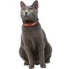 Bobby Safe - Cat collar in colored Nylon, Resistant, Choke-proof, Reflective, Adjustable, Yellow - 30x1 CM