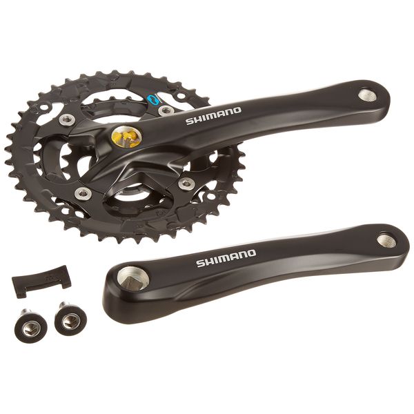 SHIMANO M361 Hybrid Crankset (Black, 175mm X 42/32/22T)