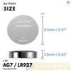 PoundMax AG7 LR927 Batteries 1.5v Alkaline Button Cell Battery - 10 Count