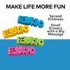 Fun Express Be Kind Word Erasers - Stationery - 24 Pieces - Multicolor