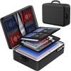5200°F Fireproof Document Bag with Lock,Upgraded Heat Insulated Fireproof＆Wat.