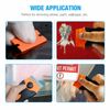 102 Plastic Razor Blades & Razor Scraper Double Edged Sticker Removal Tool Kit