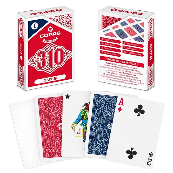 Copag 310 - Gaff Deck, Trickkarten mit True Linen B9 Finish