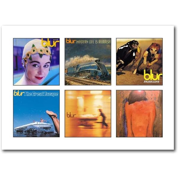 Generic BLUR Albums Unframed A4 Art Print Mini Poster