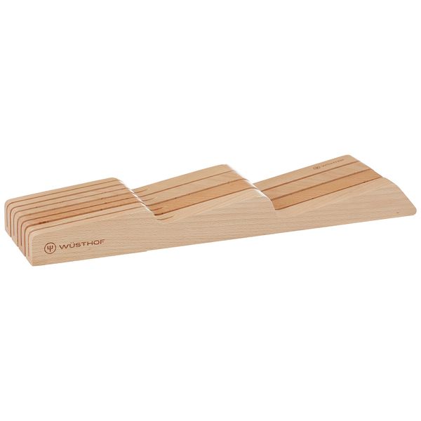 WÜSTHOF 7-Slot In Drawer Knife Storage, Natural Wood