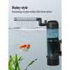 boxtech Aquarium Filter, Multi-Function Aquarium Filter, USB 1W Adjustable Aquarium Filter for Fish Tank 45-60cm