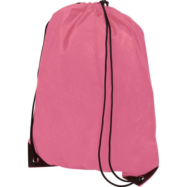 CENTRIX PREMIUM GYMSAC DRAWSTRING GYM BAG RUCKSACK - 10 COLOURS (LIGHT PINK)