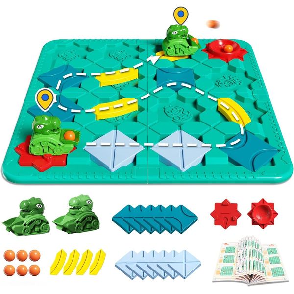 Board Games Kids Toys 4+ Year Brain Teasers Logical Puzzles Game 118 Challenges