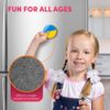 1 x Round MDF Magnet - Ukraine Flag Map 9056