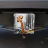 GRAPHICS & MORE Giraffe in Taxi Tow Trailer Hitch Cover Plug Insert