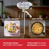 Escali AHC1 NSF Certified Candy/Deep Fry/Confection Thermometer with Extra Dial, 5.5" Probe, Silver