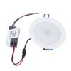 xuuyuu LED Infrared Sensor Downlight Sensor LED Bulb LED Motion Sensor Light Recessed LED Light Ceiling Lighting 9W 18LED Circular (Cold White)