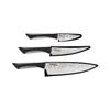 Kai Luna 3 Piece Knife Set with Sheaths and Soft-Grip Handles