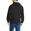 Charles River Apparel Pack-N-Go Windbreaker Pullover Hooded Jacket, Black, 4XL