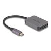 DeLOCK Kartenleser USB Type-C Card Reader für SD oder Micro SD Speicherkarten