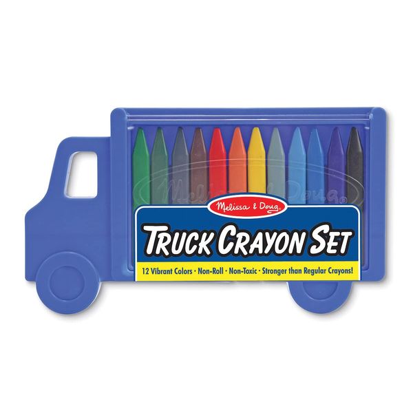 Melissa & Doug Truck Crayon Set - 12 Colors