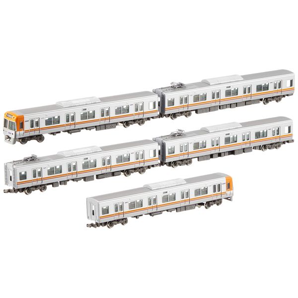 Green Max 30897 N Gauge Keio 1000 Series (6th Car, Orange Beige), 5-Car Set (Powered), Railway Model Train