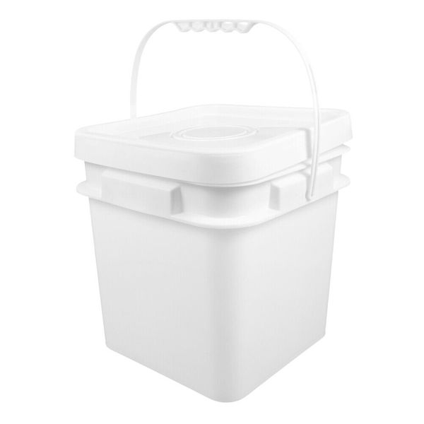 Bucket with Lid Storage Jars Sealed Multi-use Container Pet Food