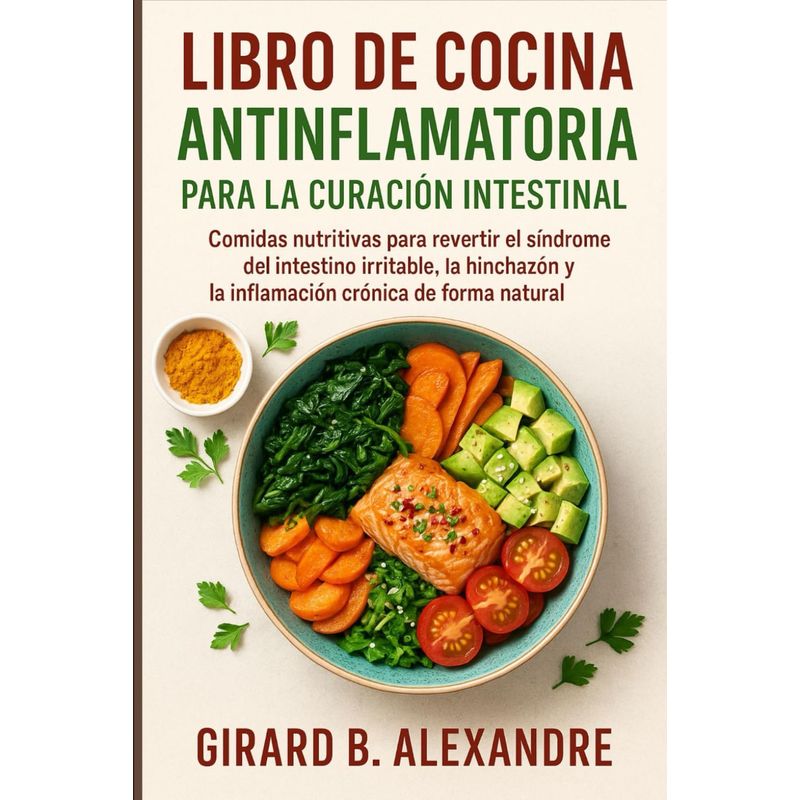 Libro de cocina antiinflamatoria para la curación intestinal: Comidas ...