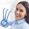 5 Pcs Clear Aligner Removal Tool Kit - Portable Retainer Remover Hook for Invisible Braces, Aligners & Retainers - Easy Pull Tool Kit(Bule)