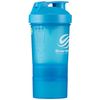 SmartShake Original Multi-Storage Shaker Bottle 600ml - Neon Blue