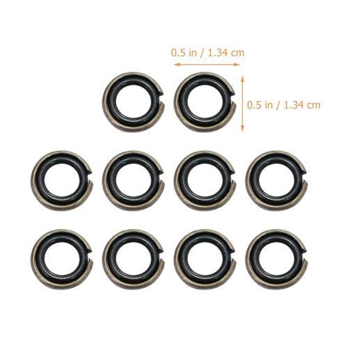OSALADI 10 Sets Impact Wrench Retainer Rings with O-Ring, 1/2 Impact Wrench Socket Retainer Retaining Ring Anvil Retaining Ring Install Tool