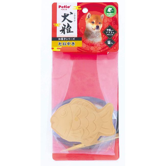 Petio Dog Toy, InuMiyabi, Japanese Sweets, Latex, Taiyaki