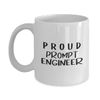 Proud Prompt Engineer Coffee Mug Tea Cup - 11oz Novelty - Artificial Intelligence Algorithm Machine Learning Ai Robotics Computer Technology Lover AI Nerd Programmer Funny Appreciation Gifts