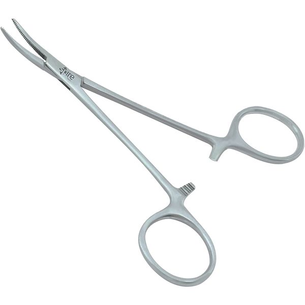 Spire tools ® Pet Ear Locking Forceps Hemostat forceps stainless Steel Dog Ear Hair Puller Pet Groomers Scissor Tweezers Pet Grooming Tools 5-Inch Carved Tip