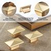 CILEYTION Heavy-Duty Cabinet Knobs - 10 Pieces, Gold Drawer & Door Knobs, Handles for Kitchen & Wardrobe